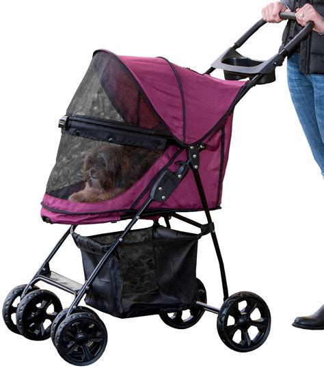 Pet stroller amazon - Giantex Double Pet Stroller with 2 Detachable Carrier Bags, Safety Belt, 4 Lockable Wheels Cat Stroller Travel Carrier Strolling Cart, Folding Dog Stroller for Small Medium Dogs Cats Puppy (Navy) 4.5 out of 5 stars 272